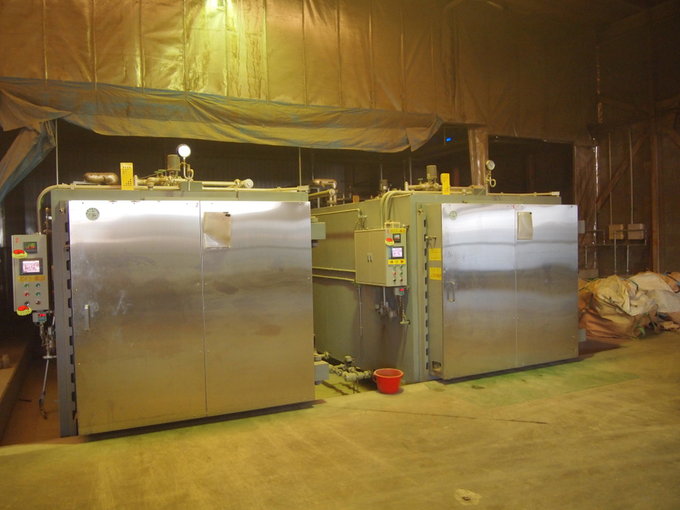 きのこ栽培　殺菌