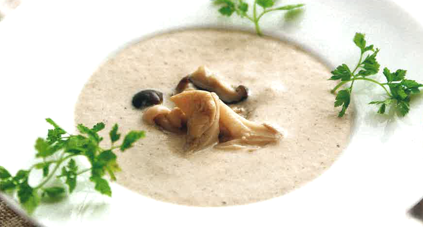 きのこ料理レシピ　いろいろきのこ達のポタージュ