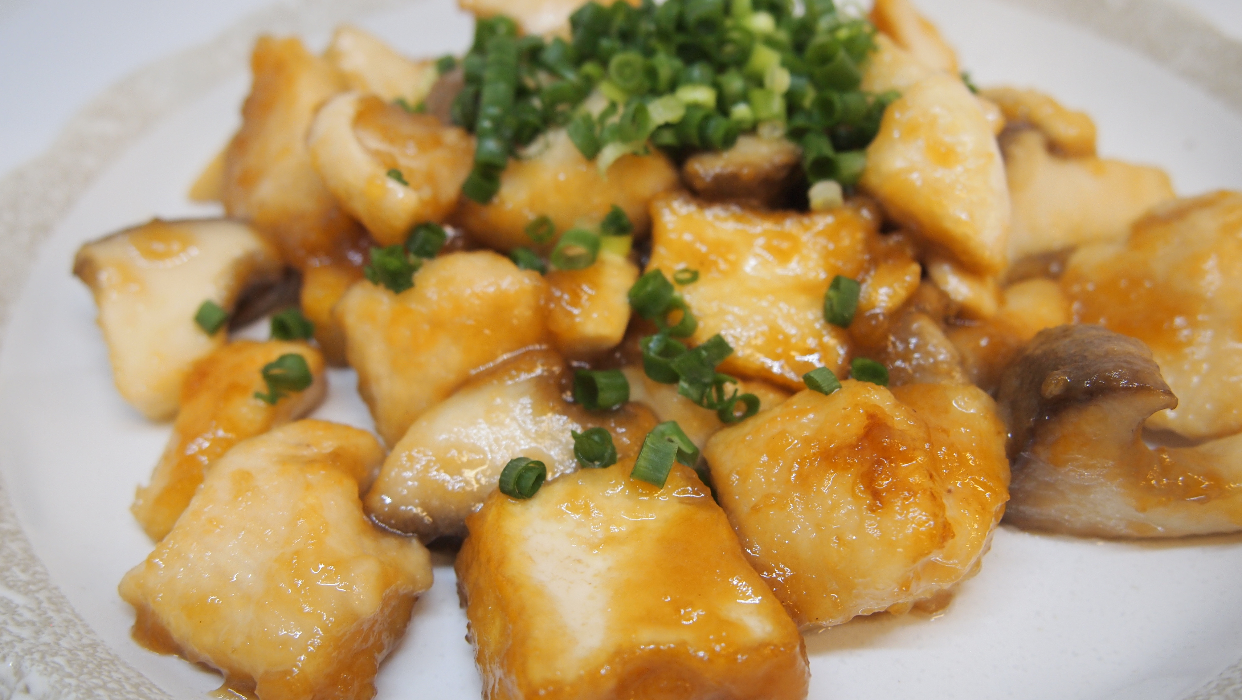 鶏肉ときのこの甘辛煮